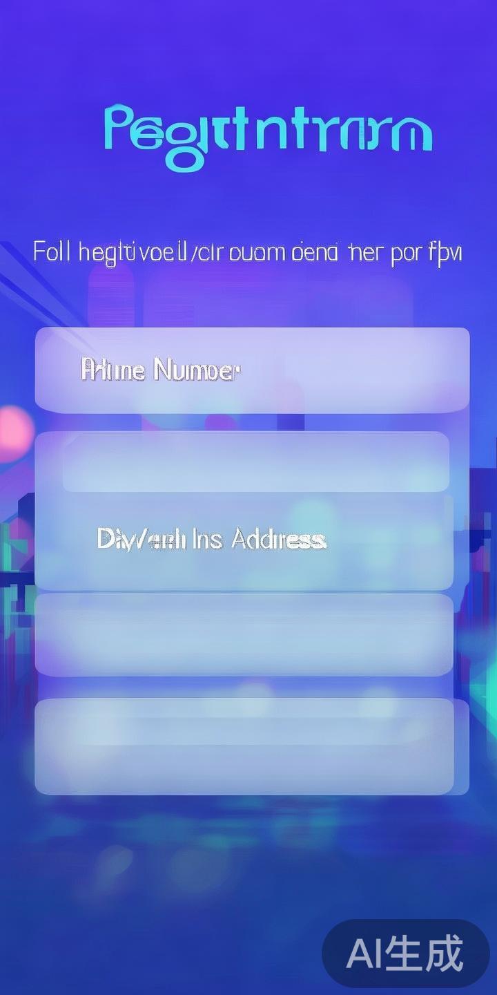 填写注册信息：正确填写您的个人信息，包括手机号码、